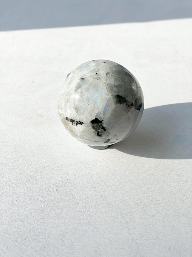 Crystal spheres at Spirit + Soul Studio