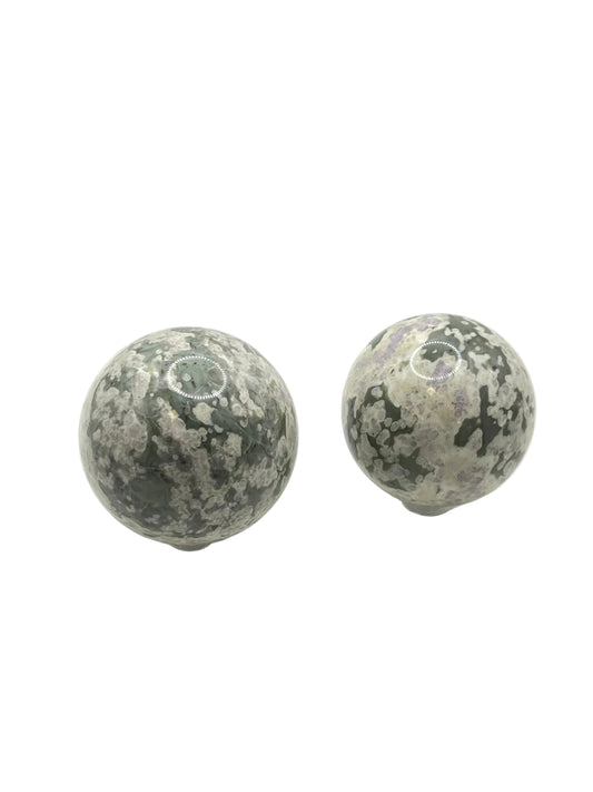 Peace Jade Spheres- Inner Peace, Stress Relief, Patience, Relationship Support