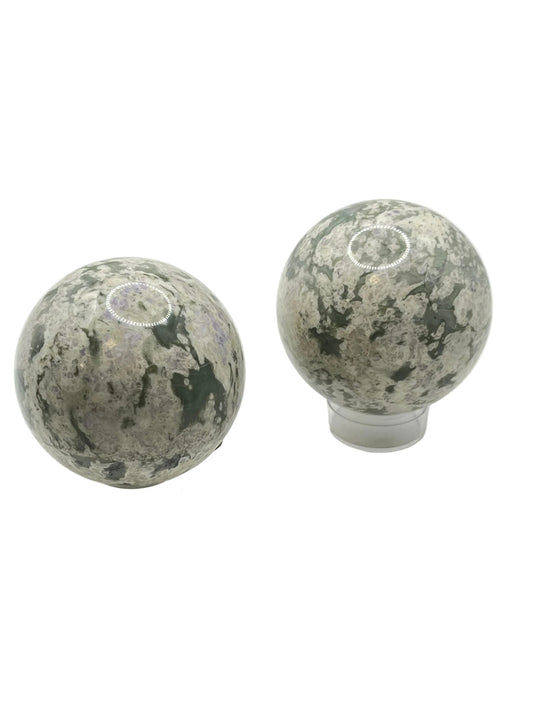 Peace Jade Spheres- Inner Peace, Stress Relief, Patience, Relationship Support