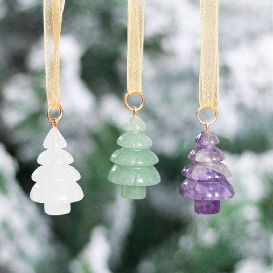 Assorted Crystal Christmas Tree Ornaments