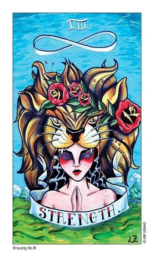 Eight Coins' Tattoo Tarot Deck by Lana Zellner