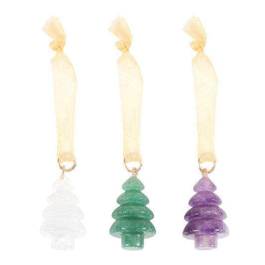 Assorted Crystal Christmas Tree Ornaments