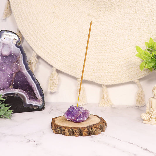 Amethyst Incense Stick Holder