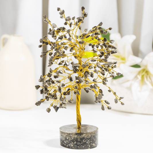 Pyrite Crystal Tree (Orgone Base)- Abundance, Manifesting, Grounding, Leadership