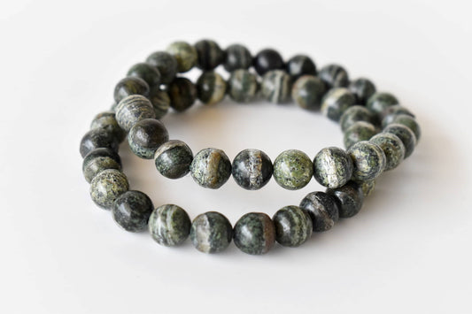 Seraphinite Crystal Bracelet- Angelic Connection, Heart Healing, Physical Health Healing