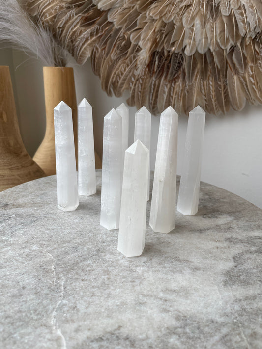 Selenite Towers- Cleansing, Clearing, Angelic Connection