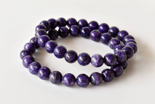 Charoite Crystal Bracelet- Transformation, Transmutation, Strength, Creativity, Self-Esteem