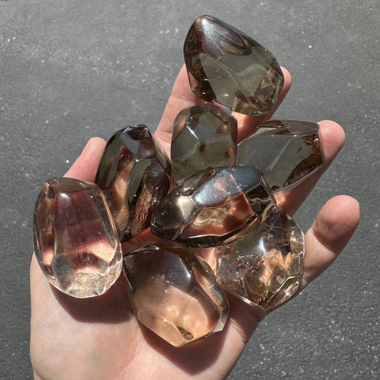 Gemmy Smoky Quartz Freeforms- Anxiety Support, Grounding, Energetic Protection