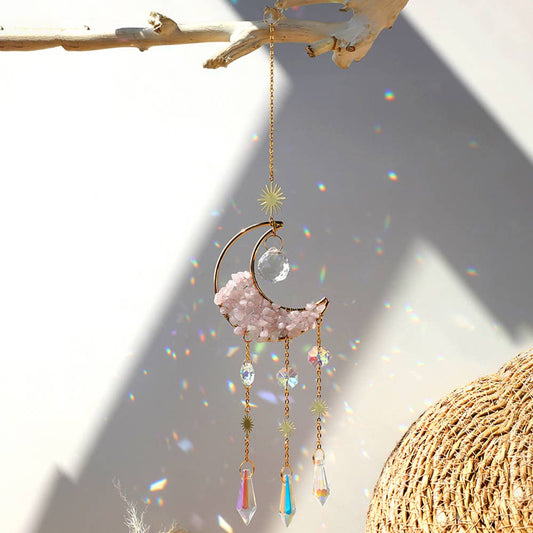 Crystal Moon Suncatcher