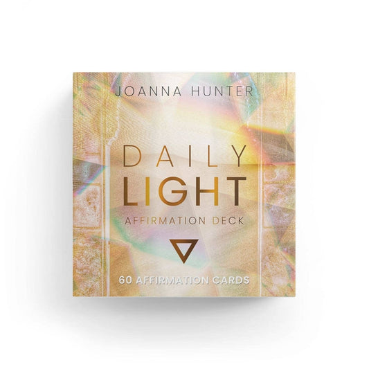 Daily Light Affirmation Deck (60 Full Color Cards) by Joanna Hunter