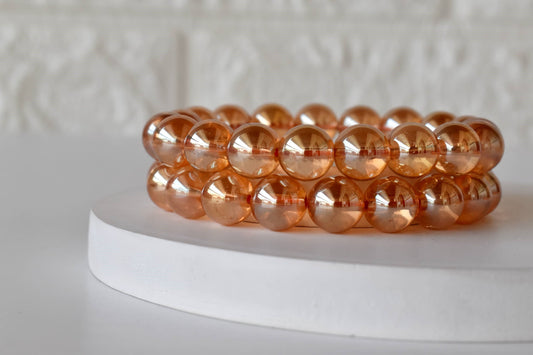 Angel Aura Citrine Crystal Bracelets- Uplifting, Vitality, Abundance, Confidence