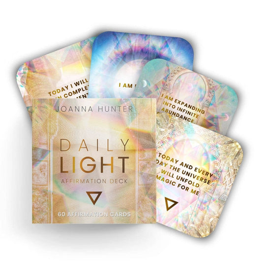 Daily Light Affirmation Deck (60 Full Color Cards) by Joanna Hunter