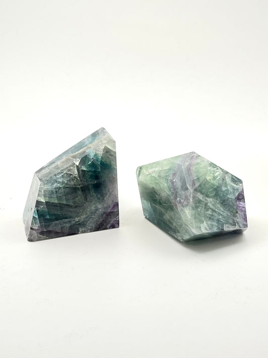 AA Grade Rainbow Fluorite Freeforms- Life Path Guidance, Alignment, Mental Clarity, Intuition Boosting