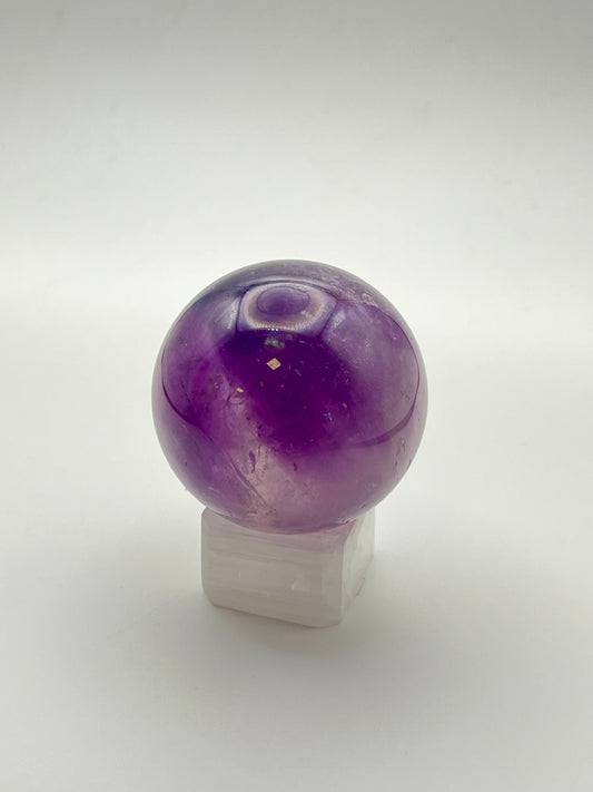 High Quality Brazilian Amethyst Sphere- Serenity, Peace, Intuition, Energetic Protection