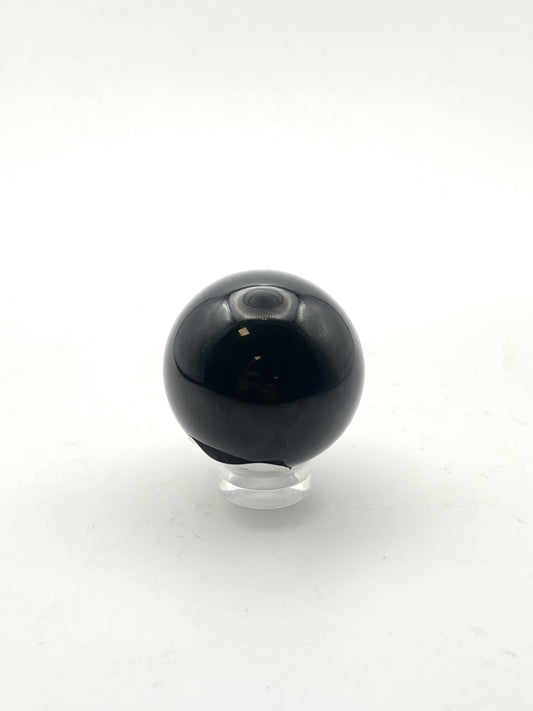 Black Obsidian Spheres- Psychic Protection, Grounding, Intuition, Shadow Work Support