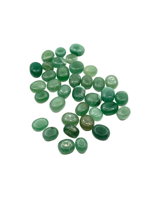 Brazilian Green Aventurine Micro Tumbles- Confidence, Growth, Motivation, Abundance, Heart Chakra