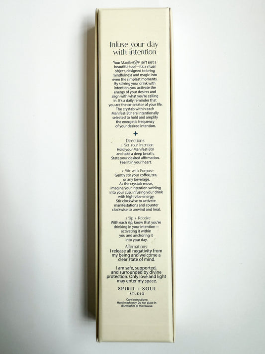 The Cleanse + Protect Manifest Stir by Spirit + Soul Studio