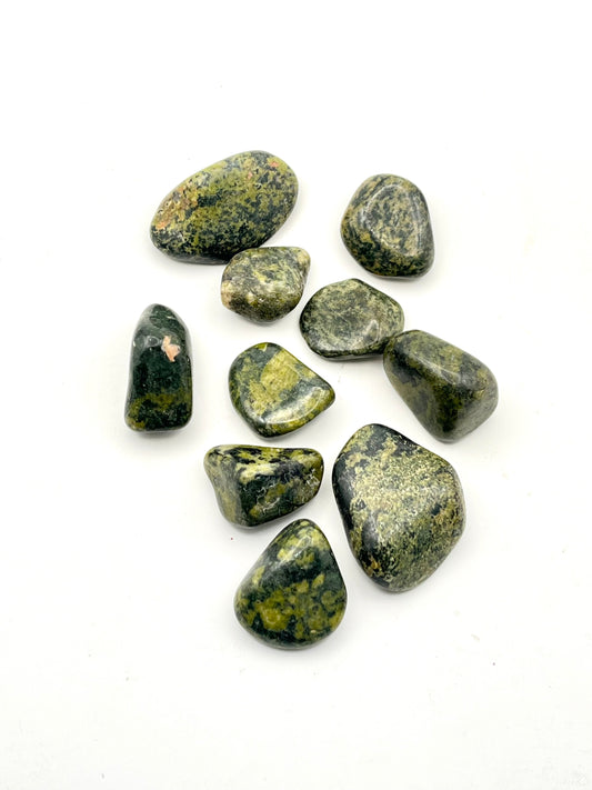 Epidote Tumbles- Emotional Healing, Growth, Renewal, Confidence, Moving Forward