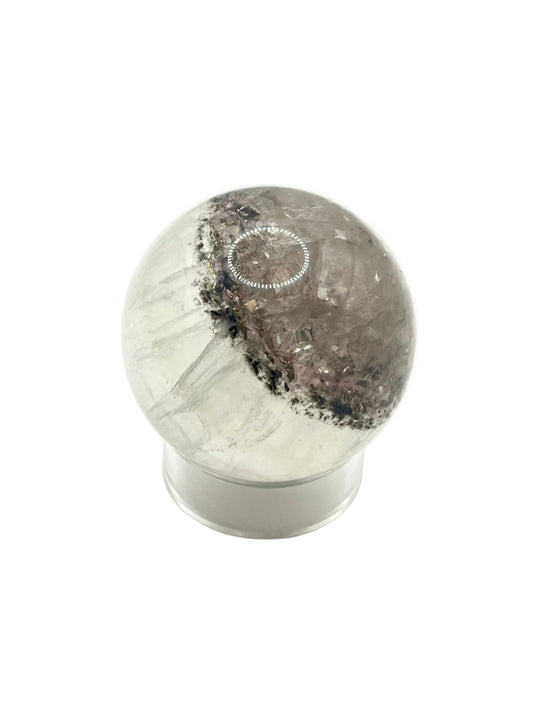 *Extremely Rare* Fluorite Sphere with Pyrite Inclusions- Abundance, Life Path Guidance, Alignment, Action Taking