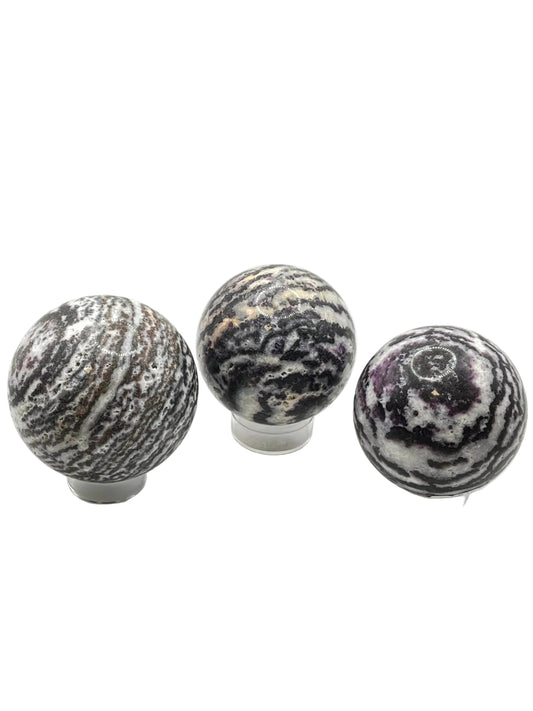 Fluorite Quartz in Matrix Spheres- Mental Clarity, Focus, Life Path Guidance, Intuition Boosting, Personal Growth