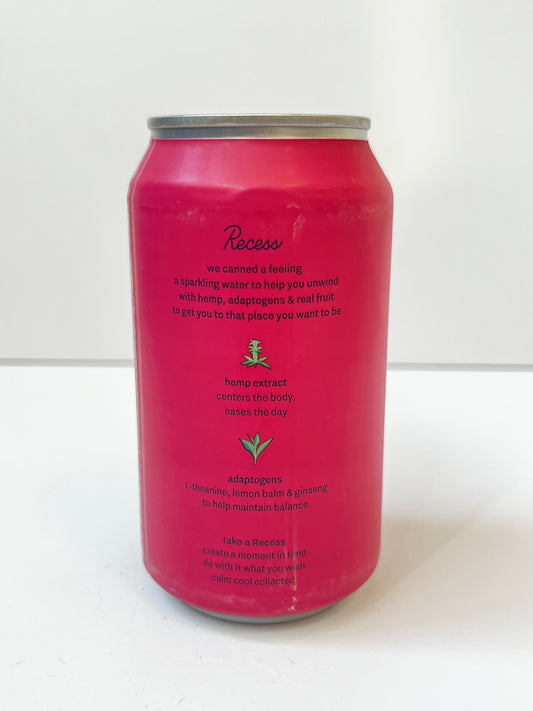 Recess Black Cherry Mood Sparkling Water (Hemp Infused)