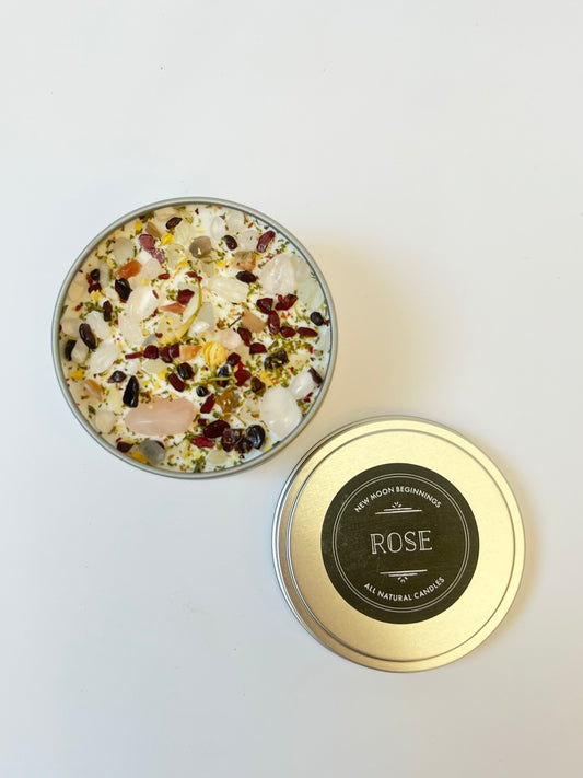 Rose Candle (8 oz. Tin)