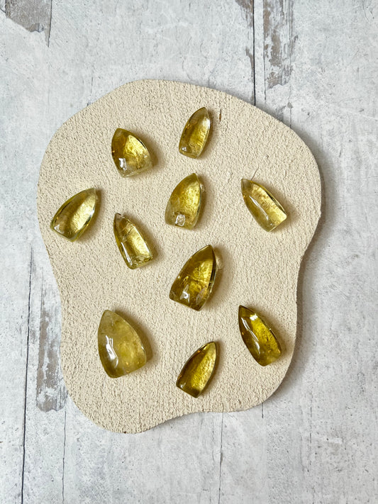 Mini Citrine Freeforms- Abundance, Wealth, Prosperity, Personal Power