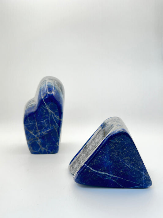 Polished Lapis Lazuli Free Forms- Wisdom, Intuition, High Vibe, Inner Truth, Confidence