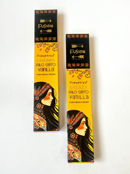 Fusion Palo Santo + Vanilla Incense Sticks