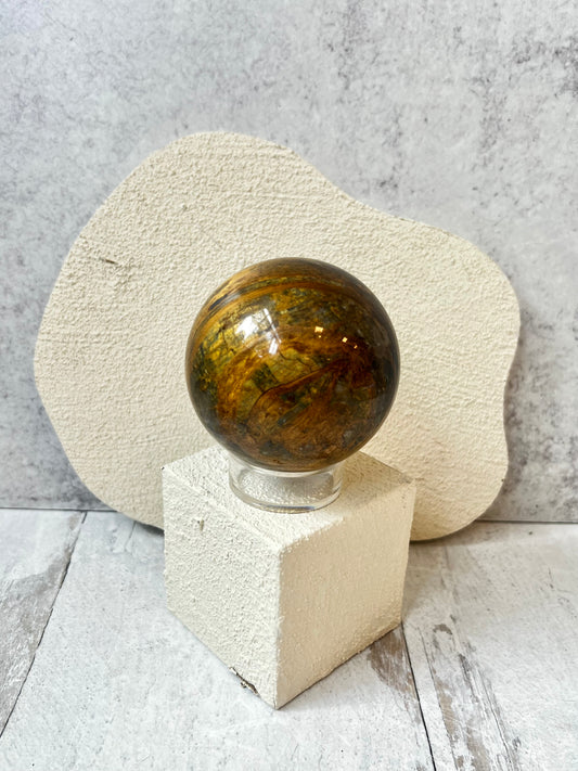 Pietersite Spheres- Transformation, Grounding, Personal Power, Energetic Protection