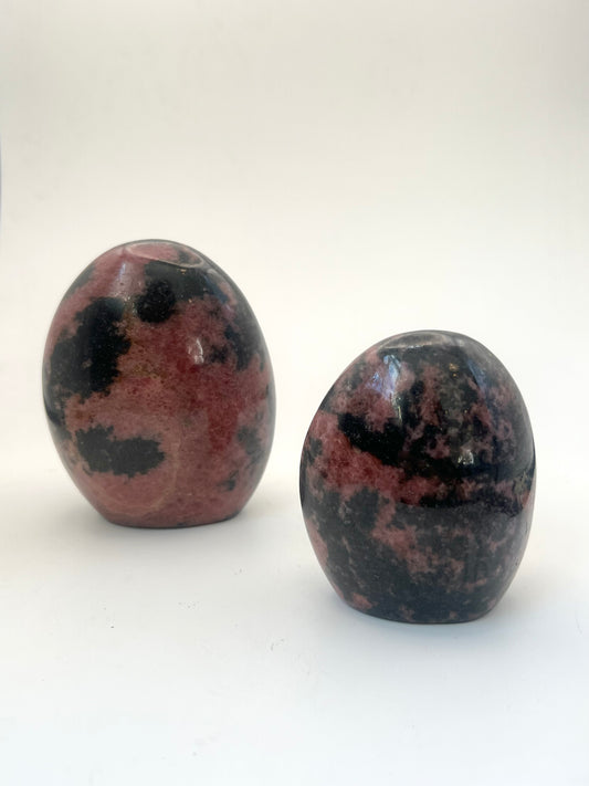 Rhodonite Freeforms- Self-Esteem, Positivity, Emotional Healing, Peace, Self-Acceptance