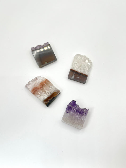 Mini Amethyst Slices- Peace, Intuition, Divine Guidance, Soothing