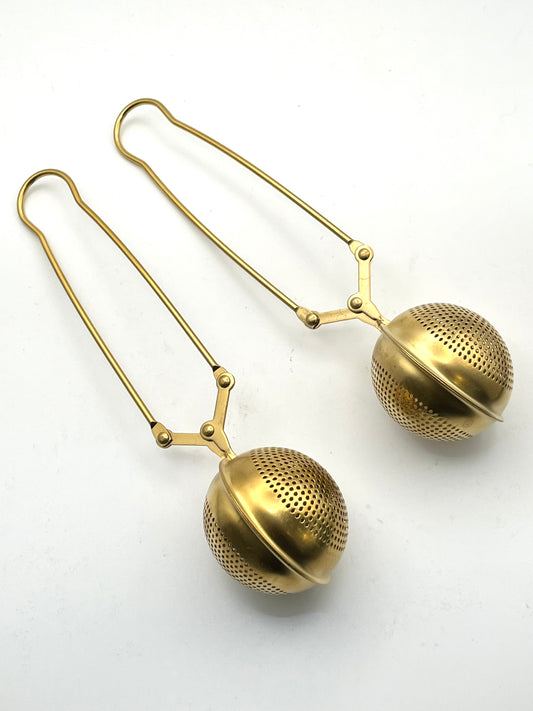 Gold Stainless Steel Tea Strainer