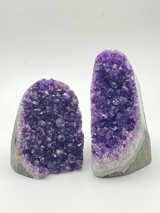 High Quality Cut Base Amethyst- Protection, Serenity, Intuition + Peace
