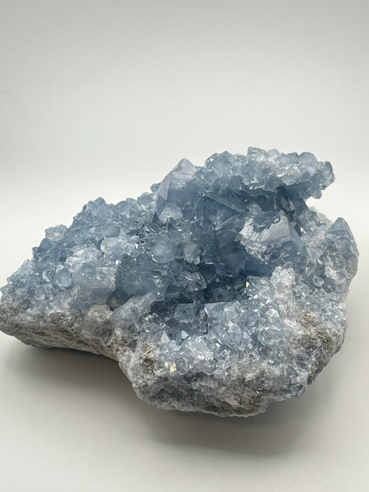 High Quality Large Celestite Clusters- Higher Consciousness, Angel Connection, Third Eye, Intuition, Good Memory, Dream Work