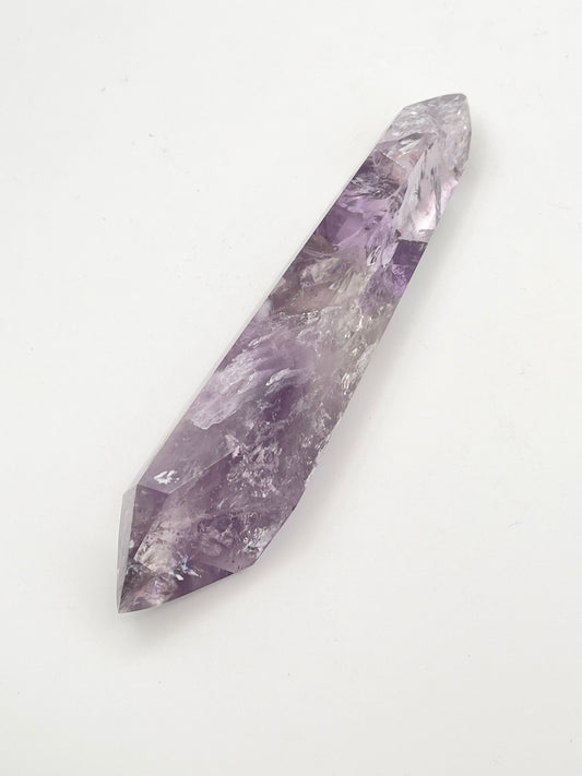 High Quality Phantom Fire + Ice Amethyst Wands- Spiritual Growth, Transformation, Calming