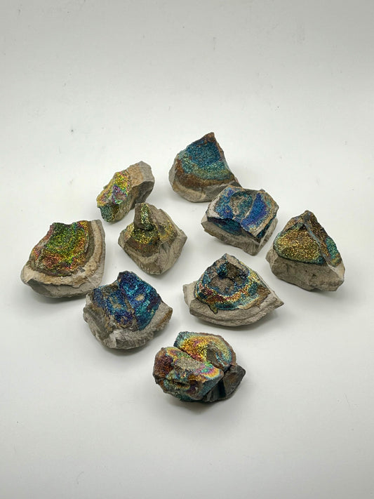 High Quality Rainbow Pyrite- Abundance, Protection, Magic, Success