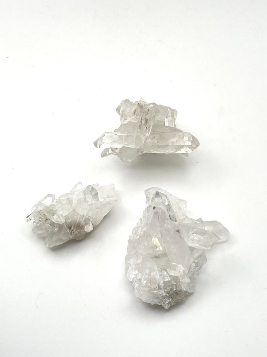 High Quality Himalayan Ice Quartz Clusters- Amplifies Energy, Raises Vibration, Deep Purification, Emotional Release
