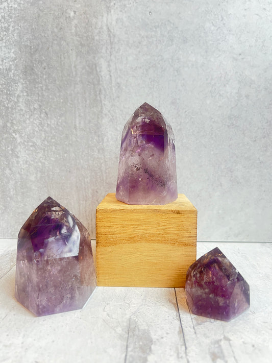 Phantom Amethyst Towers- Spiritual Growth, Transformation, Calming