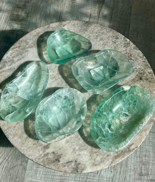 Green Fluorite Bowl- Soul's Path, Clearing, Life Path Guidance