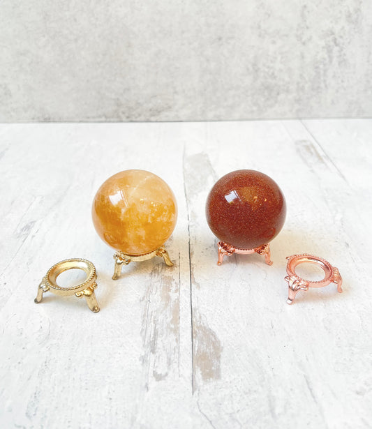 Gold + Rose Gold Sphere Stands