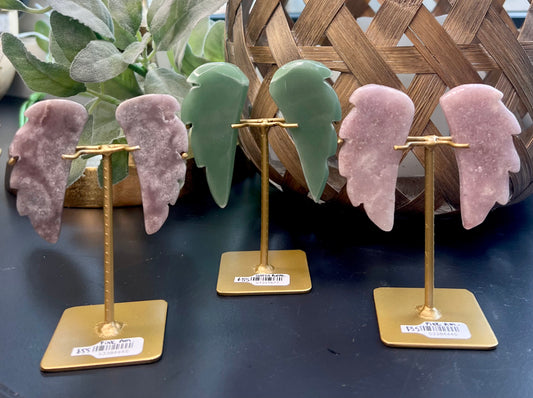 Mini Angel Wings on Stand