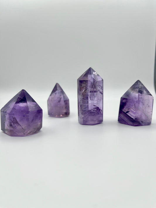 Small High Quality Amethyst Towers- Serenity, Peace, Intuition, Protection