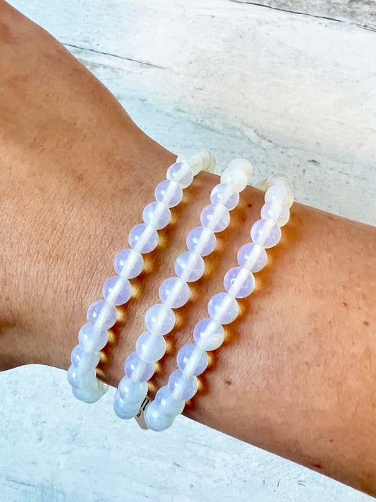 Opalite Bracelets - New Beginnings, Mood Boosting, Childlike Joy, Personal Growth, Emotional Expression