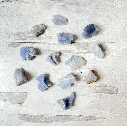 Rough Blue Lace Agate- Calming, Communication, Inner Truth, Tranquility