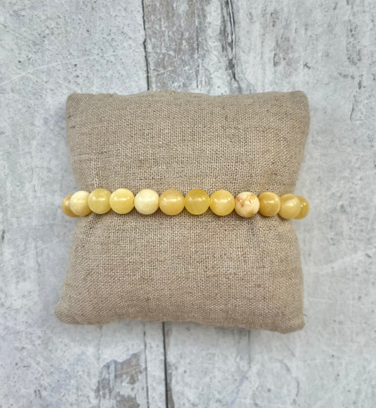Orange Calcite Crystal Bracelets- Cleansing, Vitality, Joy, Creativity, Sensuality, Focus, Motivation