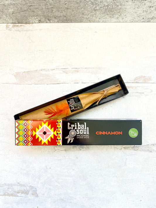 Tribal Soul Cinnamon Incense Sticks- Abundance, High Vibe, Passion