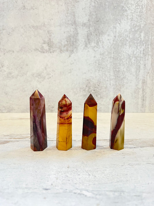 Mookaite Jasper Tower-Grounding, Nurturing, Energetic Protection, Immune Support