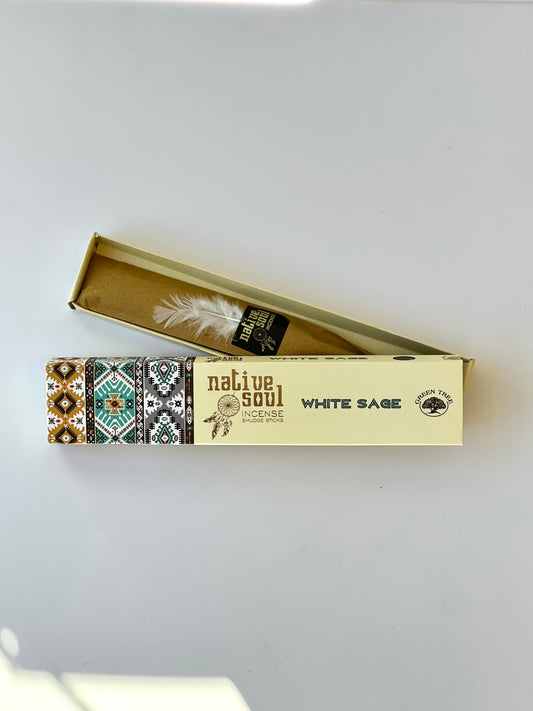 White Sage Incense Sticks- Cleansing + Clearing