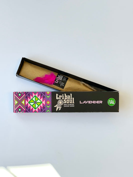 Tribal Soul Lavender Incense Sticks- Cleansing, Relaxing, Calming